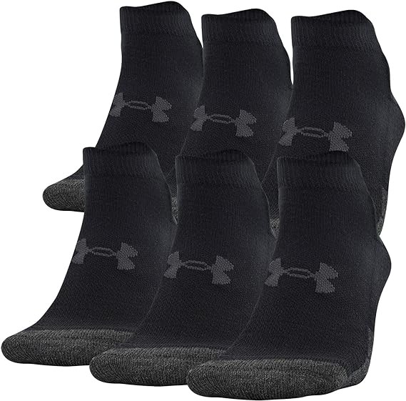 Under Armour Adult Performance Tech Low Cut Socks (3 and 6 Pack)